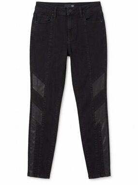 Kut from the Kloth Donna High Rise Moto Ankle Skinny Jeans - Size 4